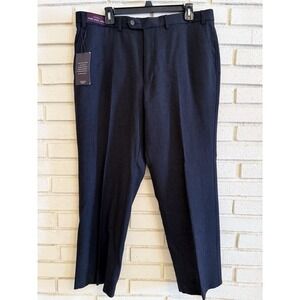 Marks‎ & Spencer Dk Gray Sartorial Wool Pleated Dress Pants Men's Size 38x29 NWT